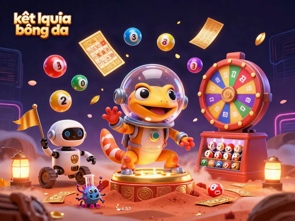Experience kết quả bóng đá and thrill as a Martian gecko unearths a golden casino under red sand.