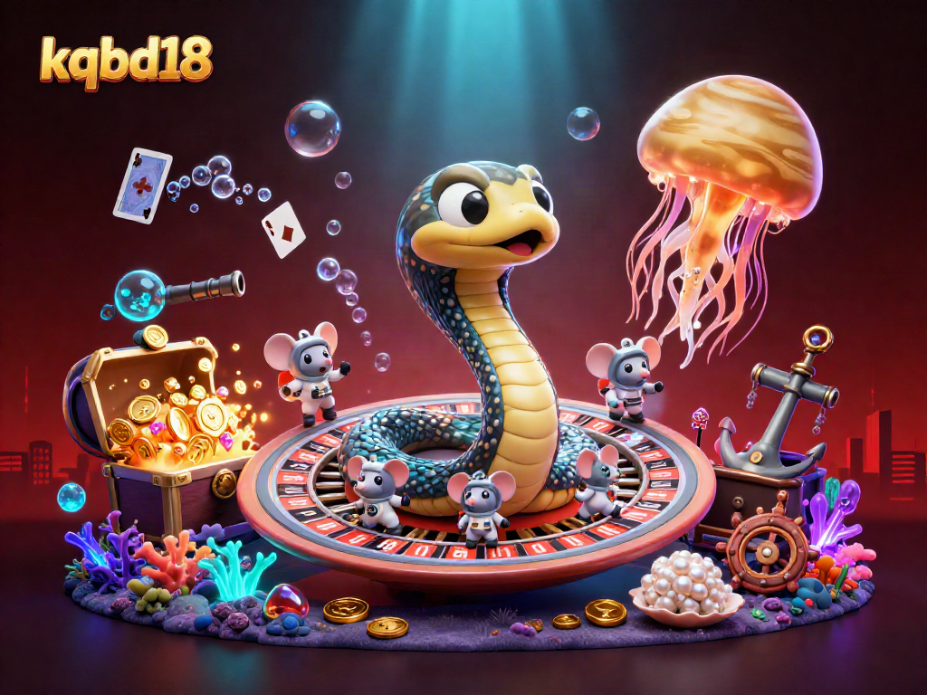 Experience exciting bets with kqbd18 in a vibrant cosmic casino scene featuring unique gaming elements.